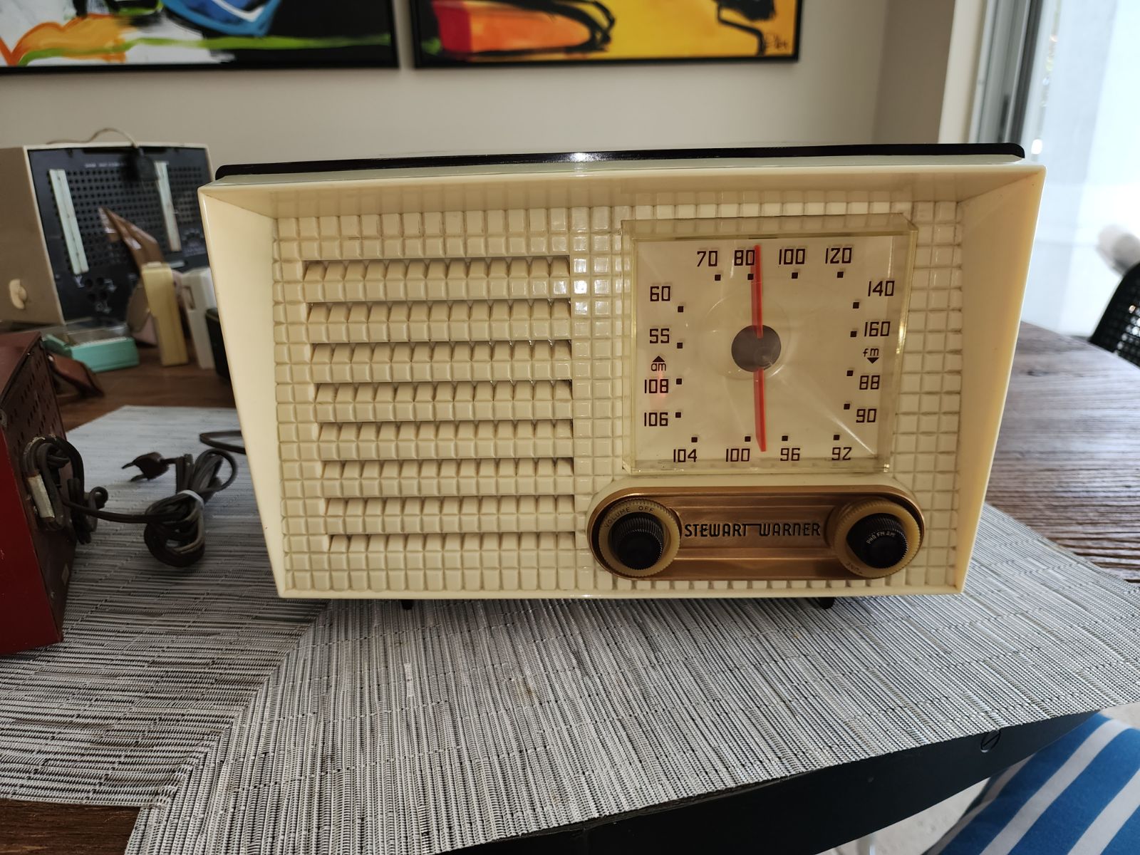 1950 Stewart Warner 950A7 AM/FM